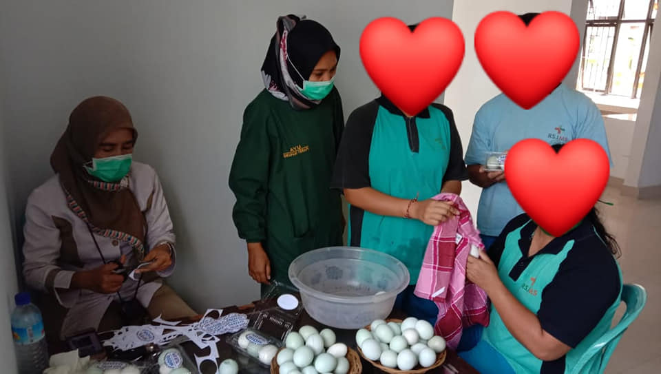 TELUR ASIN BUATAN PASIEN REHABILITASI PSIKOSOSIAL HABIS DI BORONG 